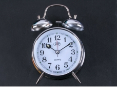 Slivery Quartz Alarm Clock